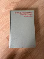 Spaans Nederlands woordenboek van Jan Schroten, Boeken, Gelezen, Spaans, Overige uitgevers, Ophalen of Verzenden
