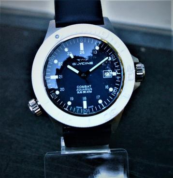 Glycine Combat Aquarius 46 mm automatische duik. beschikbaar voor biedingen
