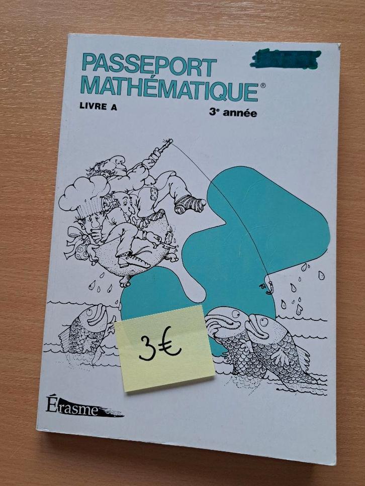 Passeport math 3A - Manuel scolaire math, Boeken, Schoolboeken, Gelezen, Wiskunde A, BSO, Ophalen