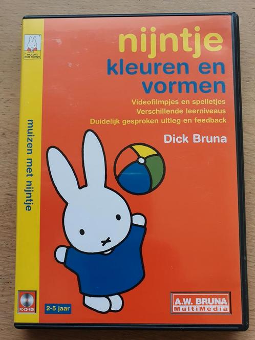 Nijntje kleuren en vormen - CD ROM, Consoles de jeu & Jeux vidéo, Jeux | PC, Utilisé, Puzzle et Éducatif, 1 joueur, À partir de 3 ans