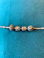 Pandora 4 bedels, Handtassen en Accessoires, Bedels, Ophalen of Verzenden, Zilver, Pandora