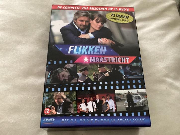 Flikken Maastricht seizoen 1 tot seizoen 5 (box 16 dvd’s), Cd's en Dvd's, Dvd's | Tv en Series, Boxset, Ophalen of Verzenden