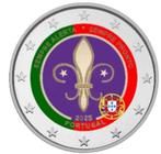 2 euro Portugal 2025 Scouts & Jeugdbewegingen gekleurd, Postzegels en Munten, Ophalen of Verzenden, Portugal, 2 euro