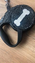 Hondenriem met Swarovski steentjes, Ophalen, Zo goed als nieuw, Hondenriem