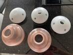 Vintage glazen kapjes voor oude lusters. Zeer goede staat, Huis en Inrichting, Lampen | Kroonluchters, Ophalen, Zo goed als nieuw