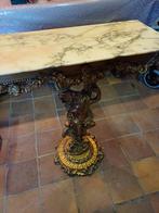 Table en marbre avec pied d'ange, Enlèvement