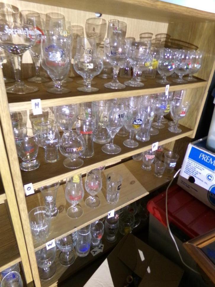 Grote collectie Galopin / proefglazen bieren, Verzamelen, Biermerken, Zo goed als nieuw, Glas of Glazen, Ophalen