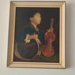 Portrait. Peinture sur planche, Enlèvement ou Envoi