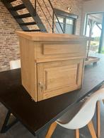 Zelfgemaakte brievenbus eik, Tuin en Terras, Brievenbussen, Ophalen, Zo goed als nieuw, Hout, Wandbrievenbus