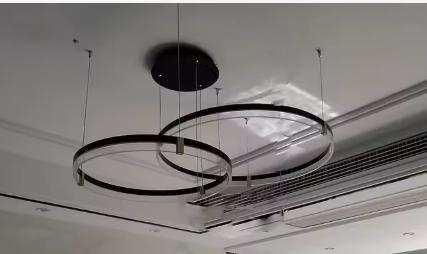 Moderne LED Plafondlamp Dimbaar met afstandsbediening, Huis en Inrichting, Lampen | Plafondlampen, Nieuw, Glas, Kunststof, Metaal