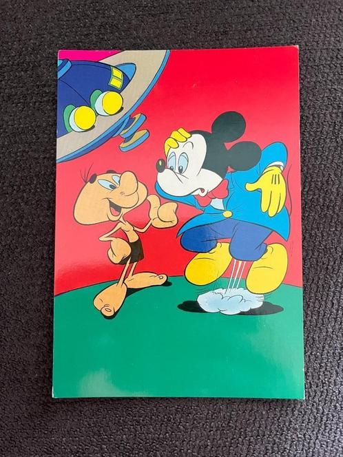 Postkaart Disney Mickey Mouse 'Alien', Verzamelen, Disney, Zo goed als nieuw, Plaatje of Poster, Mickey Mouse, Verzenden