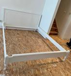 Bedframe 160x200, Huis en Inrichting, Slaapkamer | Bedden, 160 cm, Gebruikt, Wit, Hout