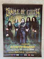 Poster Cradle Of Filth in Ancienne Belgique 2006, Comme neuf, Enlèvement ou Envoi