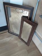 Spiegels jaren 70 ! Hout & rotan  SPOTPRIJS, Enlèvement