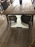 Mooie landelijke eettafel 2 m x 1m, Huis en Inrichting, Ophalen, 100 tot 150 cm, 200 cm of meer, Zo goed als nieuw