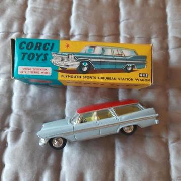 CORGI nr.445 : PLYMOUTH SPORT SUBURBAN WAGON*NEW* beschikbaar voor biedingen