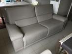 Prachtige 2 of 3 zit in beige kwaliteits leer in perfecte st, Huis en Inrichting, Zetels | Zetels, Ophalen, Zo goed als nieuw