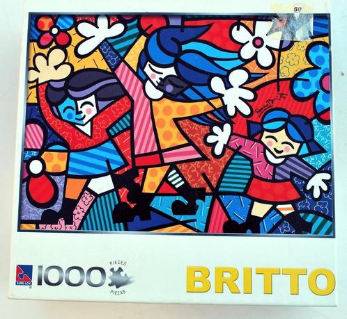 Puzzle "Trois enfants" de Romero Britto, Hobby & Loisirs créatifs, Sport cérébral & Puzzles, Neuf, Puzzle, 500 à 1500 pièces, Enlèvement ou Envoi