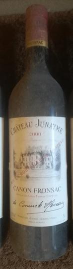 CHATEAU JUNAYME - 2000 - Canon Fronsac, Verzamelen, Ophalen, Frankrijk, Nieuw, Rode wijn
