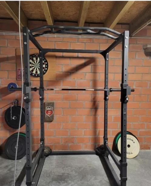 Power rack, Sport en Fitness, Fitnessapparatuur, Gebruikt, Armen, Benen, Borst, Buik, Rug, Ophalen