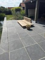 Vietnamese blauwsteen tegels 60x60 45 stuks, Tuin en Terras, Ophalen, Nieuw, Terrastegels, Natuursteen
