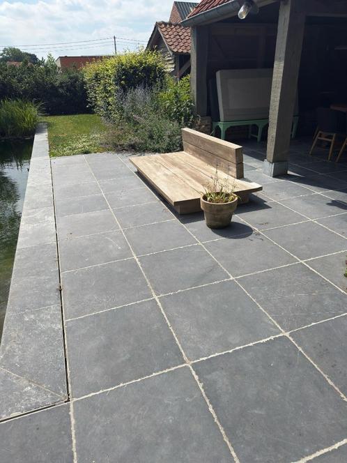 Vietnamese blauwsteen tegels 60x60 45 stuks (16,2m²), Tuin en Terras, Tegels en Klinkers, Nieuw, Terrastegels, Natuursteen, 10 m² of meer