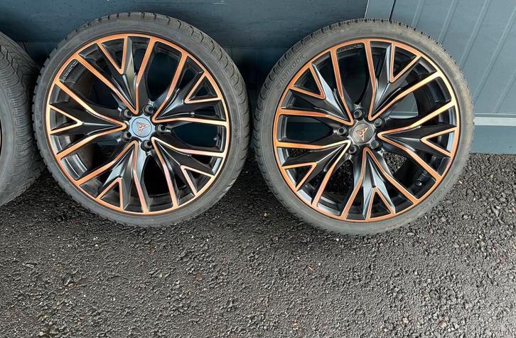 Orginele Cupra/Seat Leon 19" Velgen in Sportzwart met Koper, Auto-onderdelen, Banden en Velgen, Band(en), Winterbanden, 19 inch