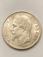 Munt zilver Frankrijk 2 FR Napoleon III jaar 1869 A   UNC !!, Enlèvement ou Envoi, France, Monnaie en vrac, Argent