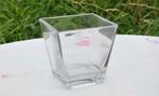 § vase en verre dessus carré marque limit, Enlèvement ou Envoi, Comme neuf, Verre