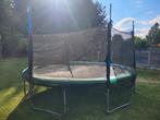 Trampoline 430 cm avec nouveau filet inclus, Enlèvement, Comme neuf