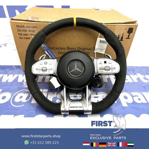 2021 EDITION 1 AMG STUUR VOL ALCANTARA GELE STIK A B C CLA C, Auto-onderdelen, Besturing, Mercedes-Benz, Gebruikt, Ophalen of Verzenden