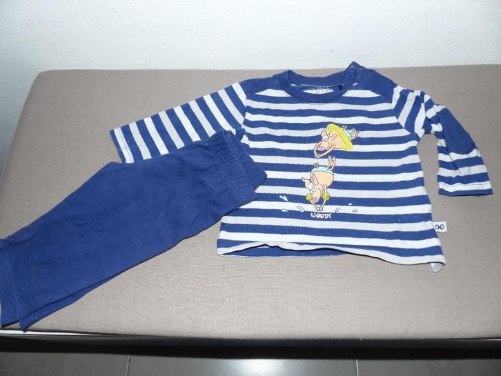 Mooie pyjama Little Woody - maat 62, Kinderen en Baby's, Babykleding | Maat 62, Zo goed als nieuw, Jongetje of Meisje, Nacht- of Onderkleding