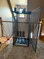 Terrarium + pompe a eau + lampe chauffante, Ophalen, Gebruikt