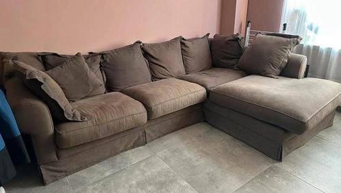 Hoeksalon in stof, Huis en Inrichting, Zetels | Complete zithoeken, Stof, Ophalen