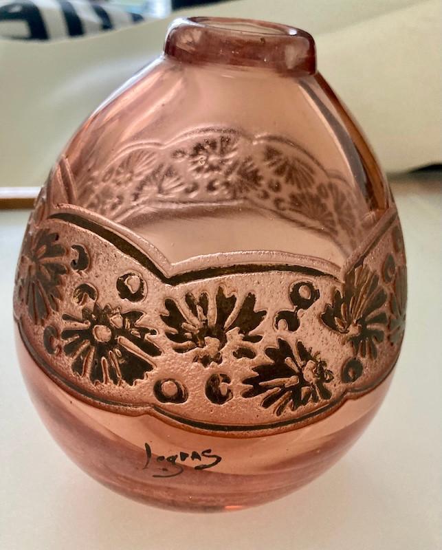 Bouteille en verre Legras, Antiquités & Art, Antiquités | Verre & Cristal, Enlèvement ou Envoi