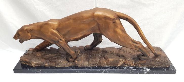 Art Deco Panter - 1920., Antiek en Kunst, Kunst | Beelden en Houtsnijwerken, Ophalen of Verzenden