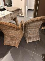 Rieten stoelen, Tuin en Terras, Tuinstoelen, Ophalen, Gebruikt, Rotan