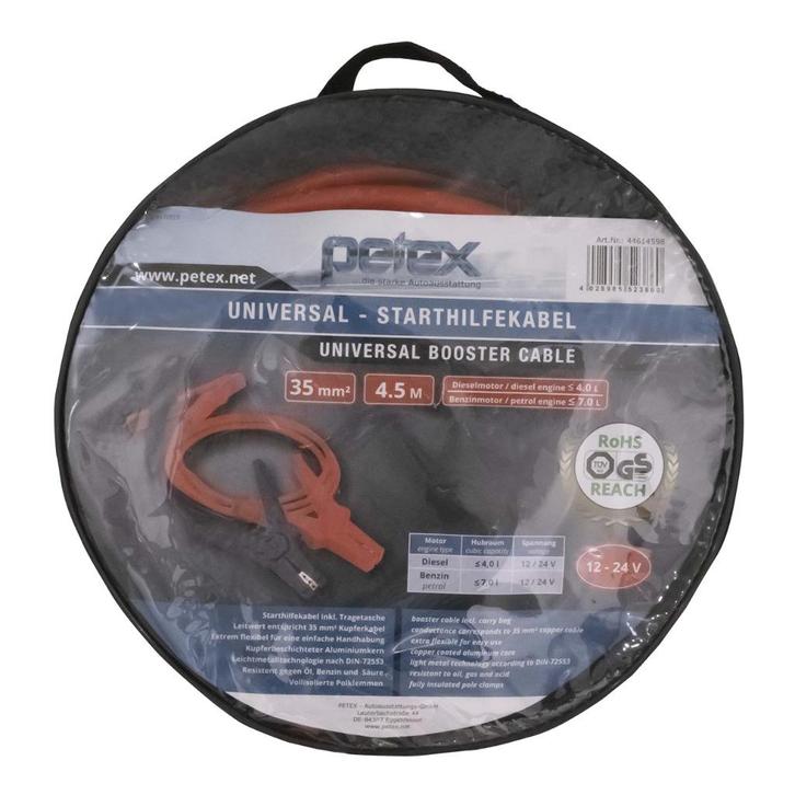 PETEX Startkabels 35mm², Autos : Divers, Démarreurs de saut, Neuf, Enlèvement