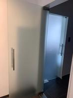 2 glazen deuren met dormapomp, Doe-het-zelf en Bouw, Ophalen, Gebruikt, 80 tot 100 cm, Binnendeur