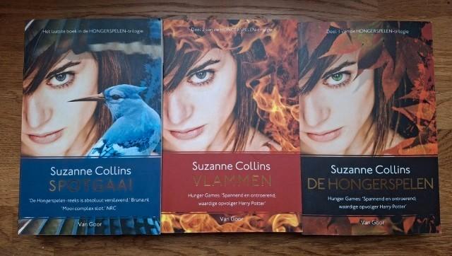 Collins Suzanne | De Hongerspelen 1 2 3, Boeken, Fantasy, Zo goed als nieuw, Ophalen of Verzenden