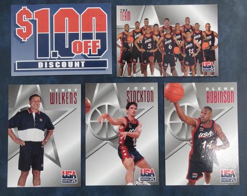 1996 Basketball USA - Ensemble Fleer/Skybox-Texaco - Import, Sports & Fitness, Basket, Comme neuf, Autres types, Envoi