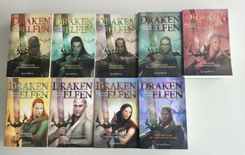 Fantasy boeken : 9 x Draken Elfen en 7 x George RR Martin  beschikbaar voor biedingen
