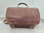 Leren dokterstas/ruiterstas, Handtassen en Accessoires, Gebruikt, Bruin, Leer, Ophalen