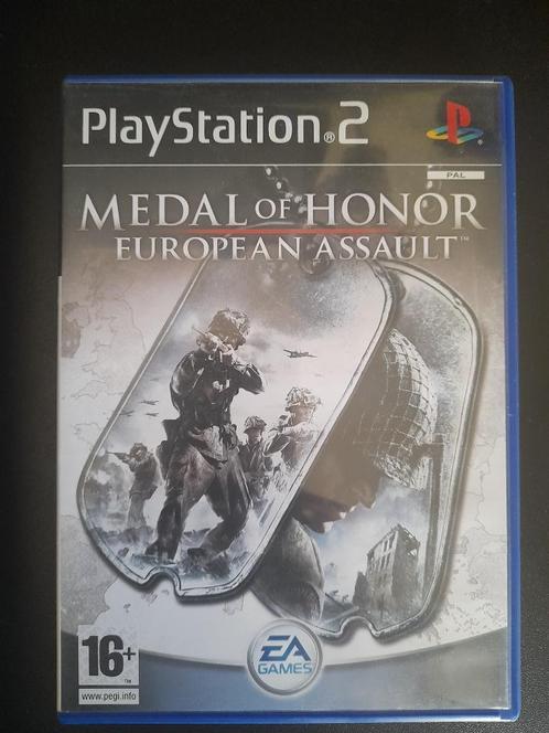 PS2 Game | Medal of Honor: European Assault | PAL, Games en Spelcomputers, Games | Sony PlayStation 2, Gebruikt, Shooter, 3 spelers of meer