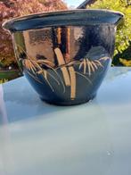 grote bloempot Maleisië met terracota binnenpot, Tuin en Terras, Gebruikt, Rond, Tuin, Minder dan 40 cm