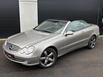 Mercedes-Benz CLK200 Kompressor Benzine Automaat Cabriolet, Auto's, Mercedes-Benz, Automaat, 4 zetels, Zwart, Cabriolet