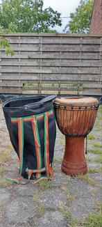 Ivooriaanse Djembe +draagzak, Ophalen, Gebruikt