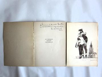 Livre + dessin dédicacés par Armand Massonet (1941 - 1951) beschikbaar voor biedingen