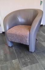 Fauteuil, Italiaans design, Enlèvement, Comme neuf, Cuir, 50 à 75 cm