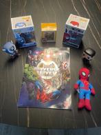 Funko Pops (5st) Marvel, boek en poppetje Spiderman, Verzamelen, Ophalen of Verzenden, Zo goed als nieuw